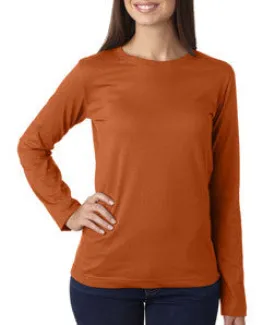3588 LA T Ladies' Long-Sleeve T-Shirt Texas Orange