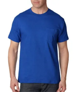5190 Hanes Adult Beefy-T® T-Shirt with Pocket Deep Royal