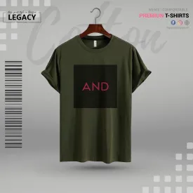 And printed Men's Premium Sort Sleeve Designer Edition T-Shirt