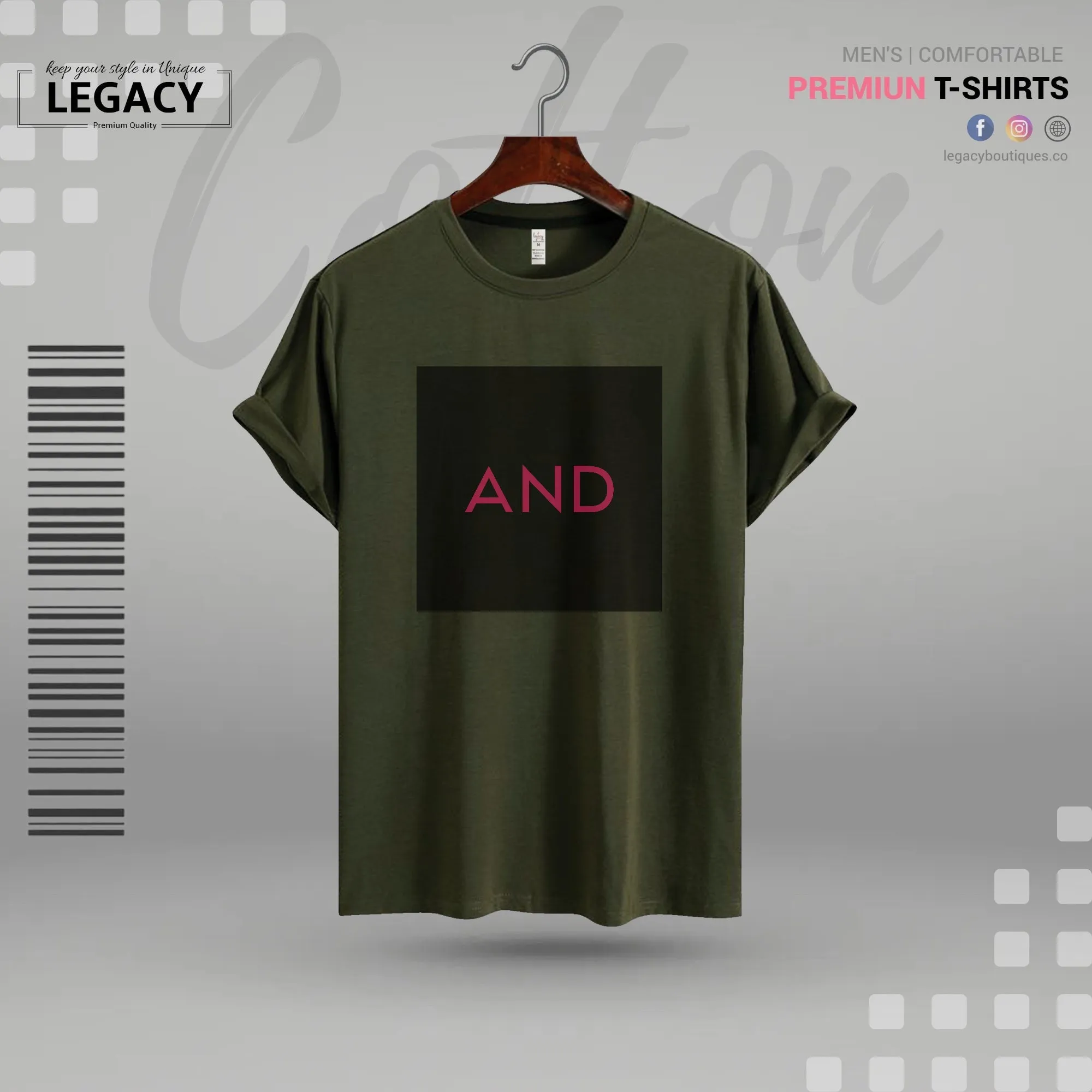 And printed Men's Premium Sort Sleeve Designer Edition T-Shirt