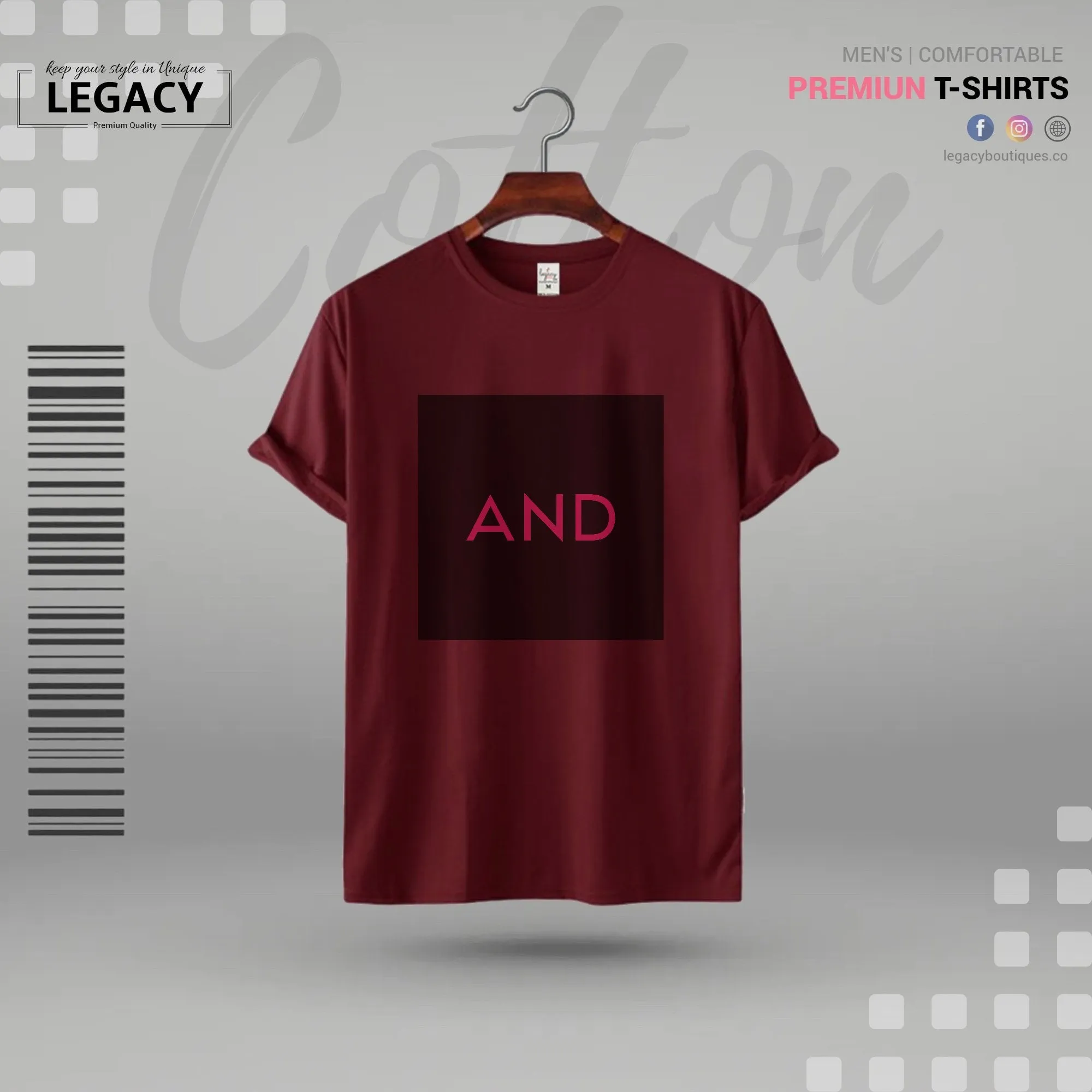 And printed Men's Premium Sort Sleeve Designer Edition T-Shirt