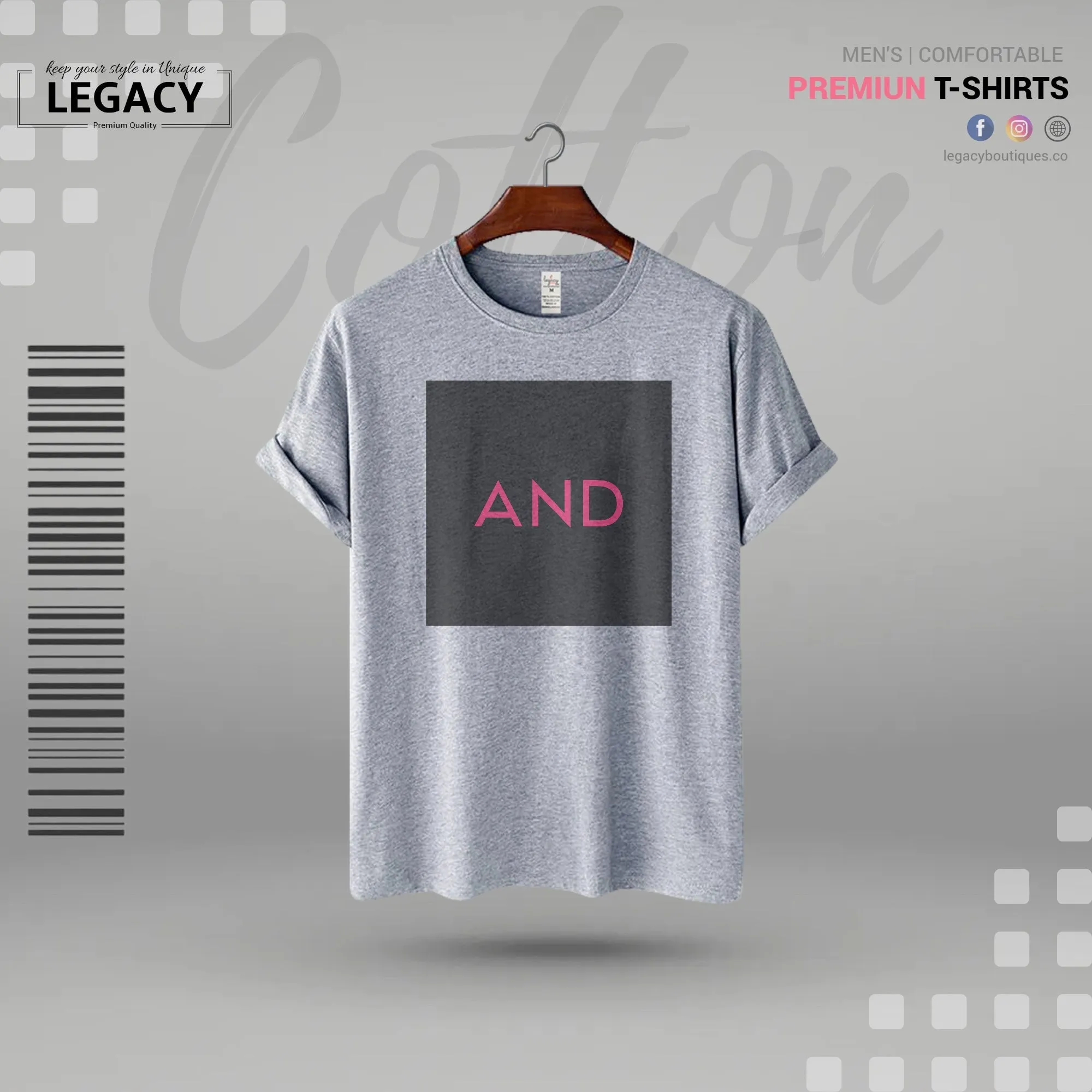 And printed Men's Premium Sort Sleeve Designer Edition T-Shirt