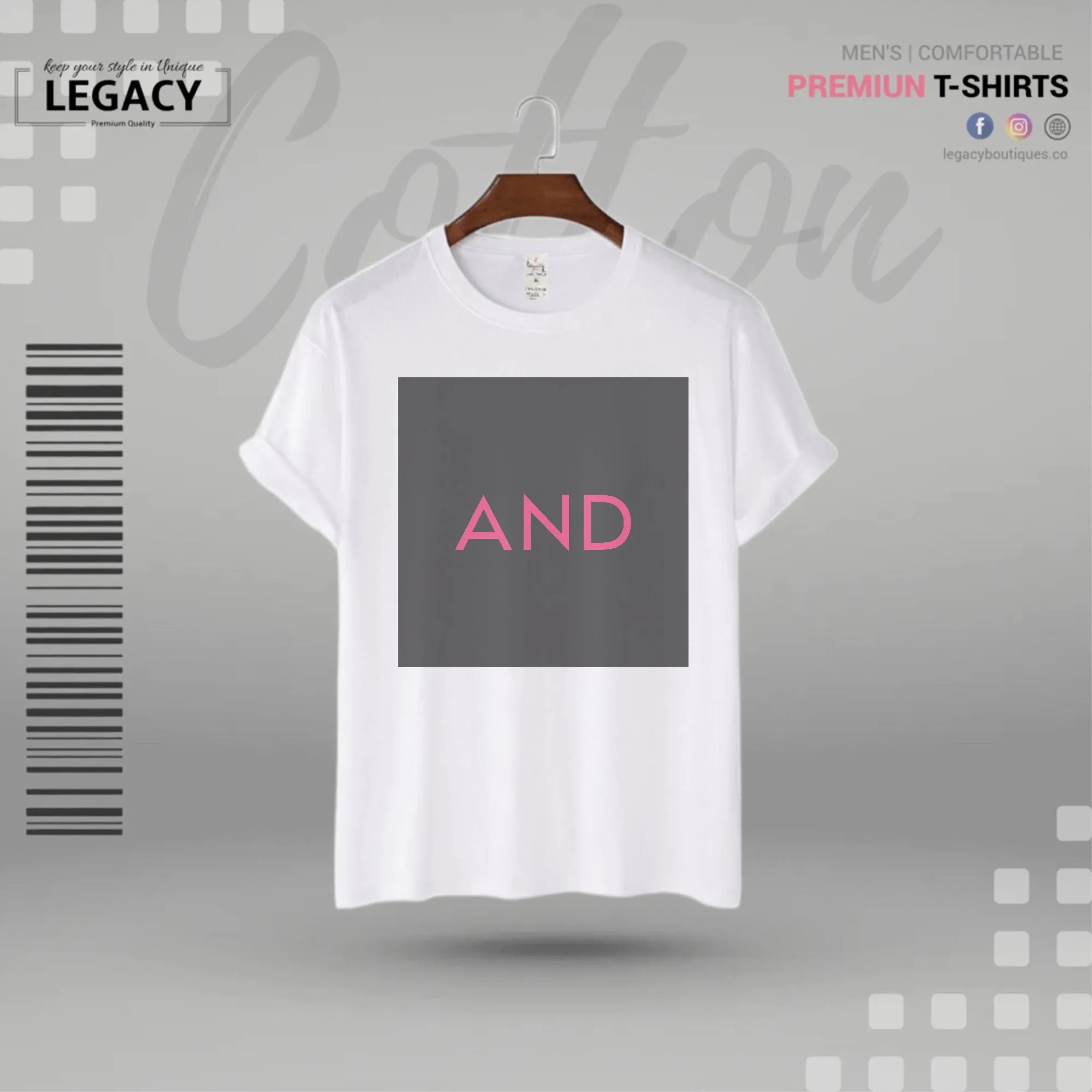 And printed Men's Premium Sort Sleeve Designer Edition T-Shirt