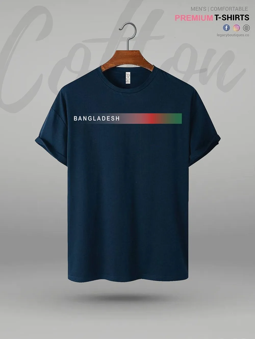 Bangladesh Print Men's High Quality T-Shirt In Lowest Price Only In Dhaka