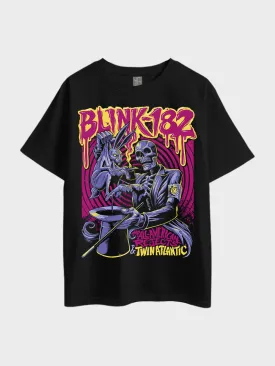 Blink 182 Printed Metal Oversized Mens Tee In Lowest Price At Legacy Boutiques BD