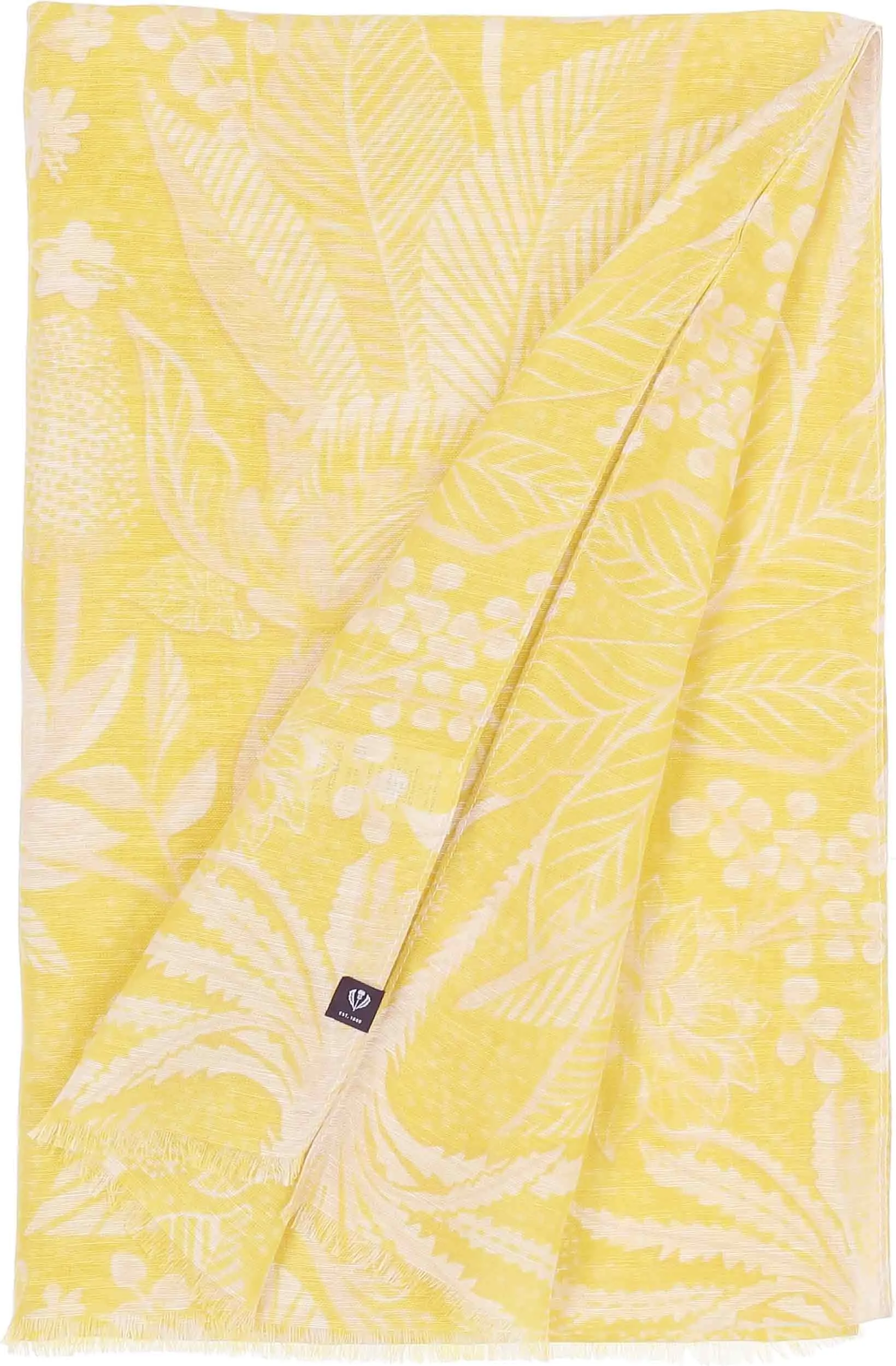 Botanical Garden Hemp Cotton Scarf