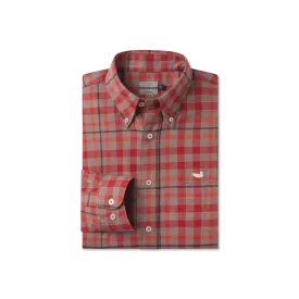 Boundary Washed Plaid Dress Shirt