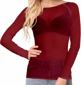 Buauty Sheer Tops for Women,Mesh Fishnet Tops Plus Size,Stylish and Sensational Mesh Blouses for Fashion-Forward Ladies