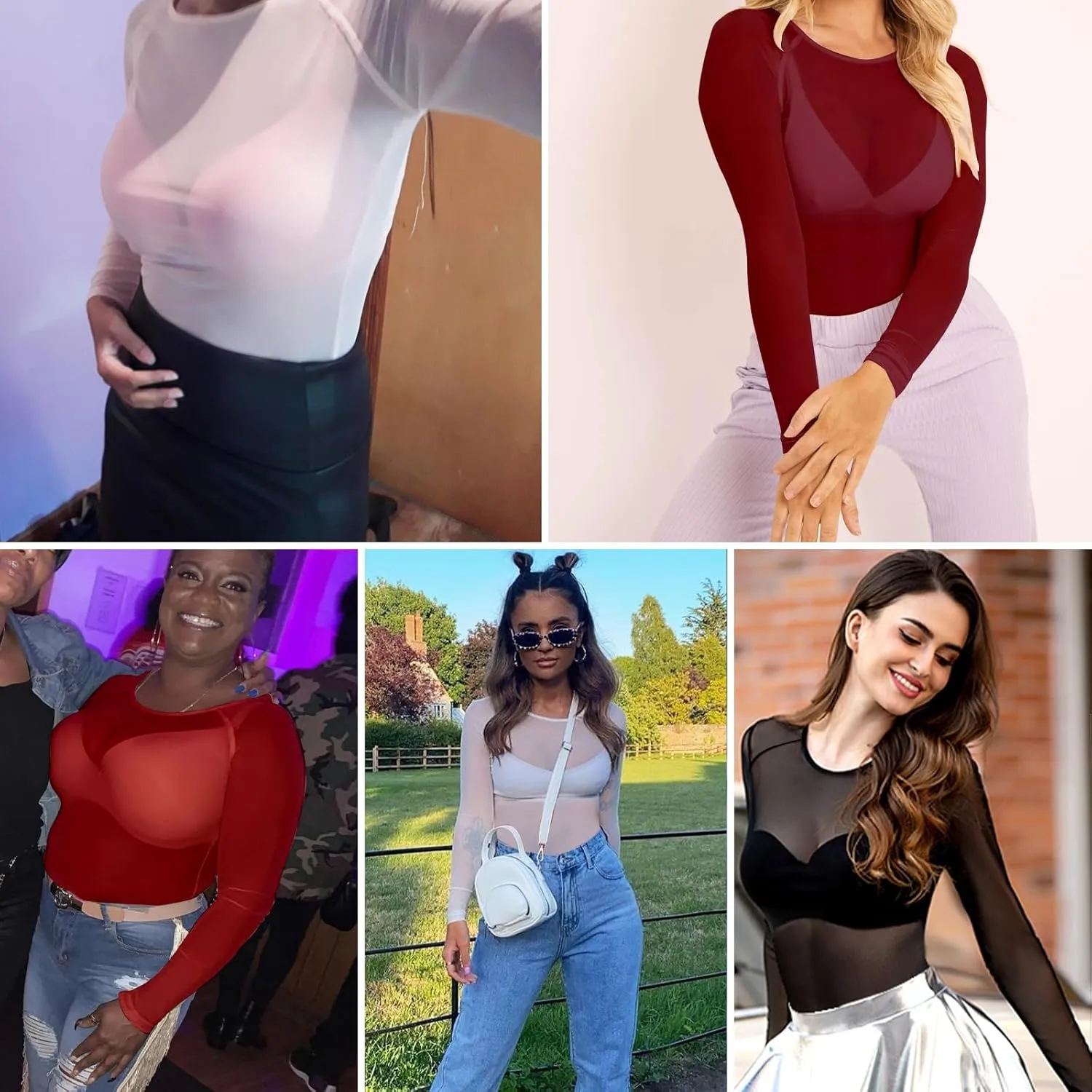 Buauty Sheer Tops for Women,Mesh Fishnet Tops Plus Size,Stylish and Sensational Mesh Blouses for Fashion-Forward Ladies