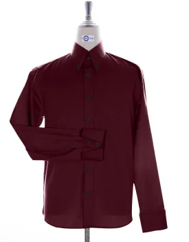 Burgundy Button Down Shirt