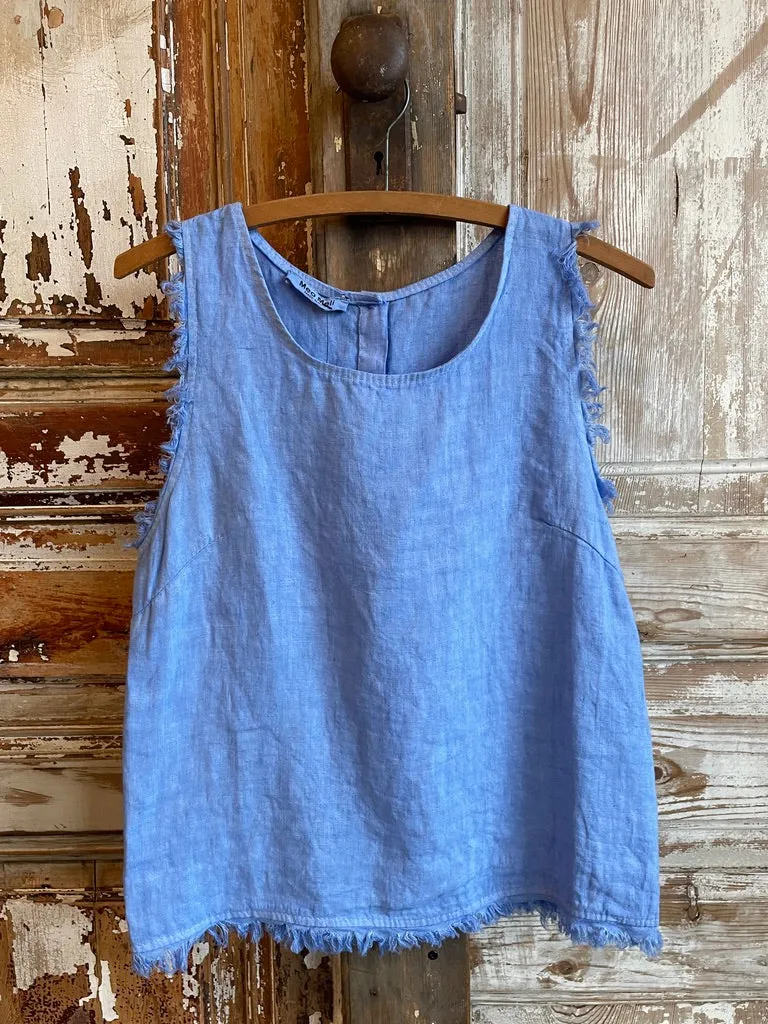 Button Back Tank
