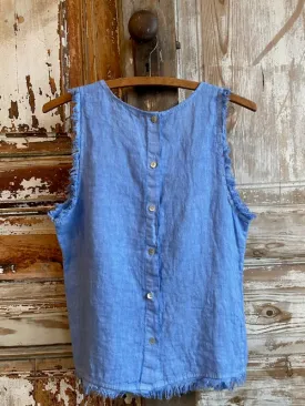 Button Back Tank