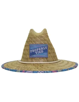 Cabo Straw Hat Malibu Wave