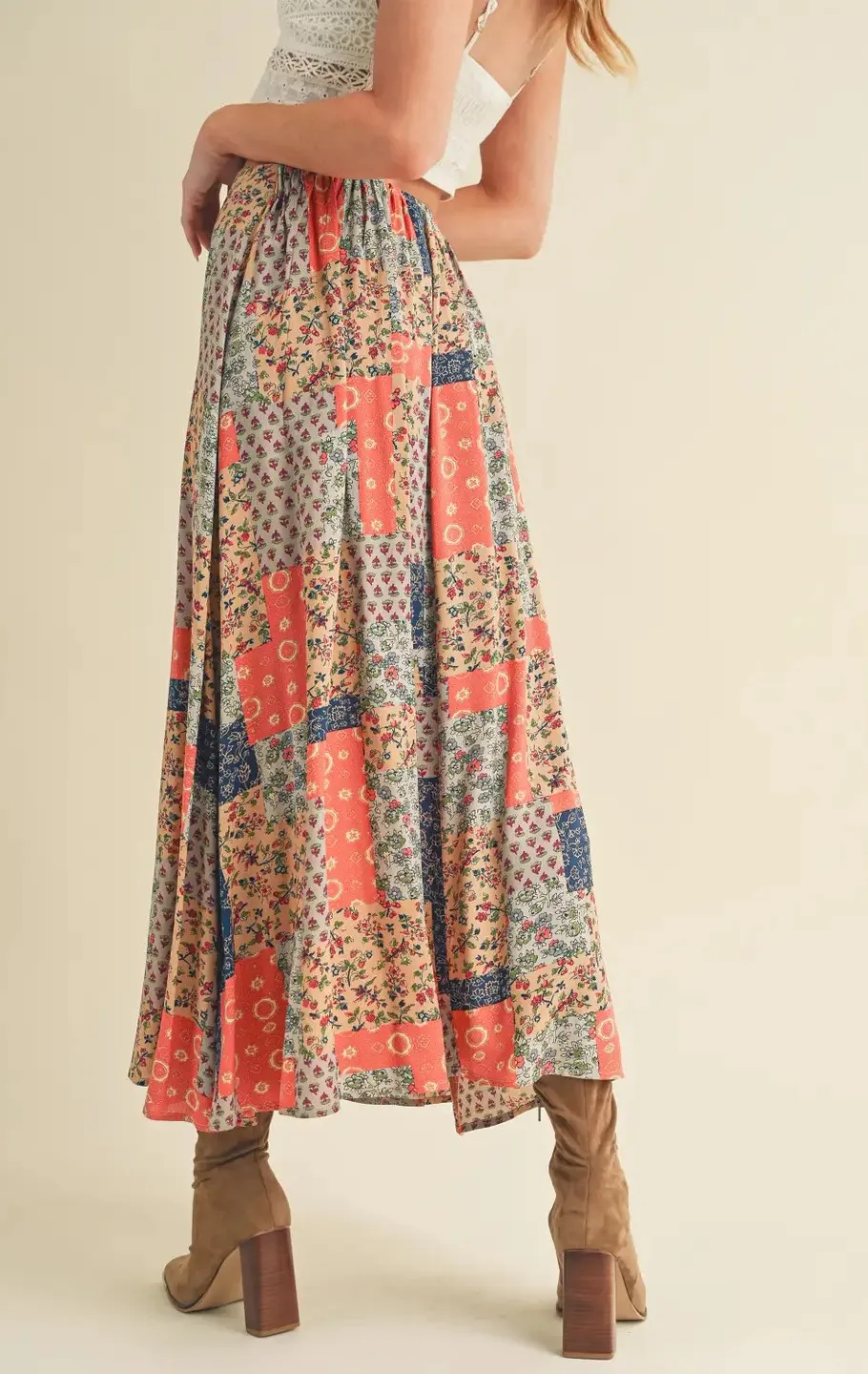 Cass Patchwork Skirt
