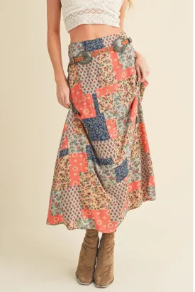 Cass Patchwork Skirt