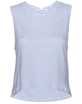 Chambray Multi Swingy Muscle Tank