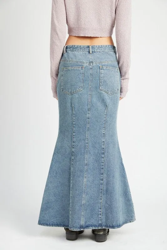 Champagne Problems Maxi Skirt