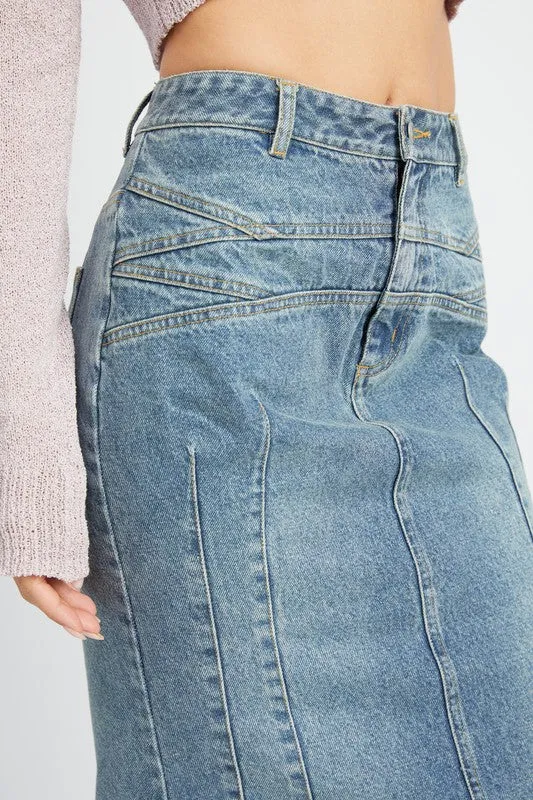 Champagne Problems Maxi Skirt