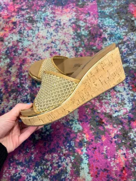 Corky's Let's Mesh Around Sandals - Caramel