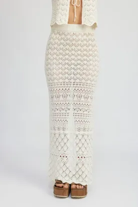 Corrine Crochet Maxi Skirt