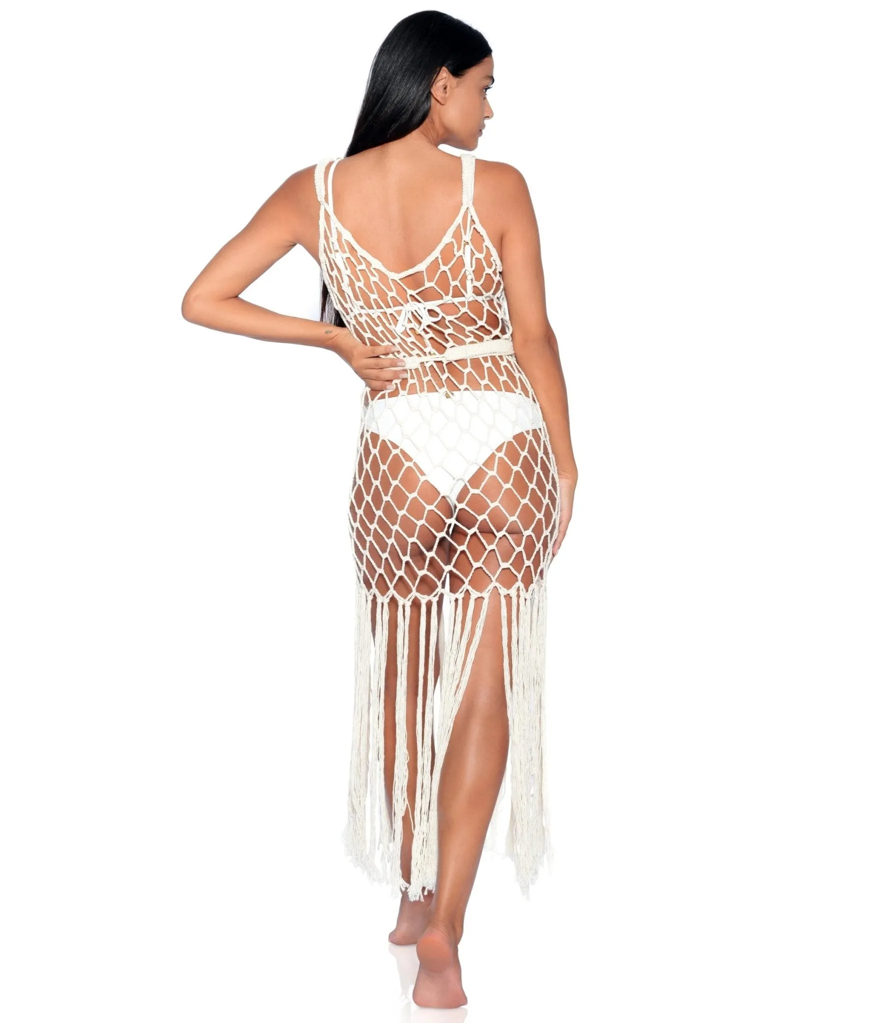 Diamonds Crochet Dress | Cover-up