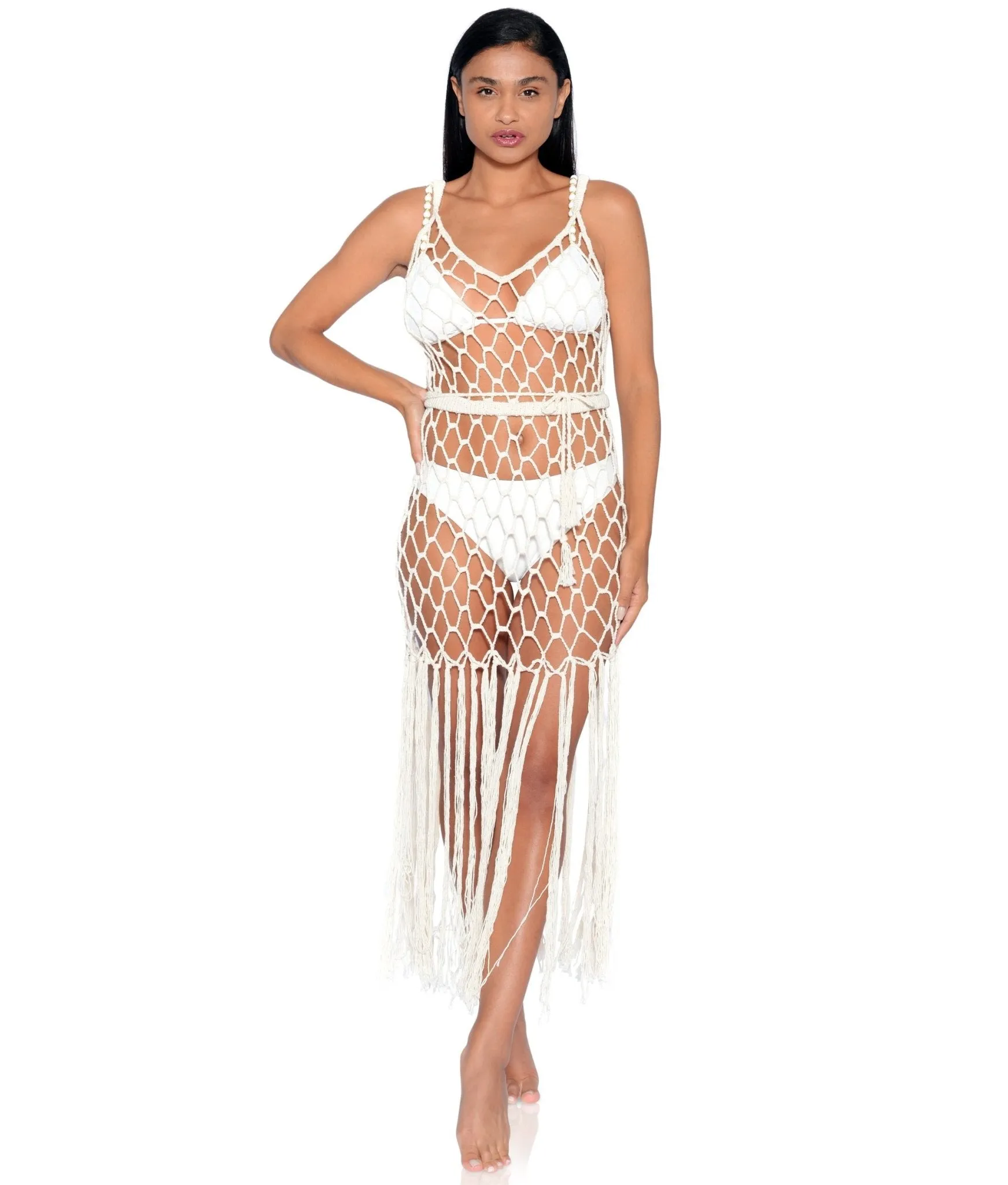 Diamonds Crochet Dress | Cover-up