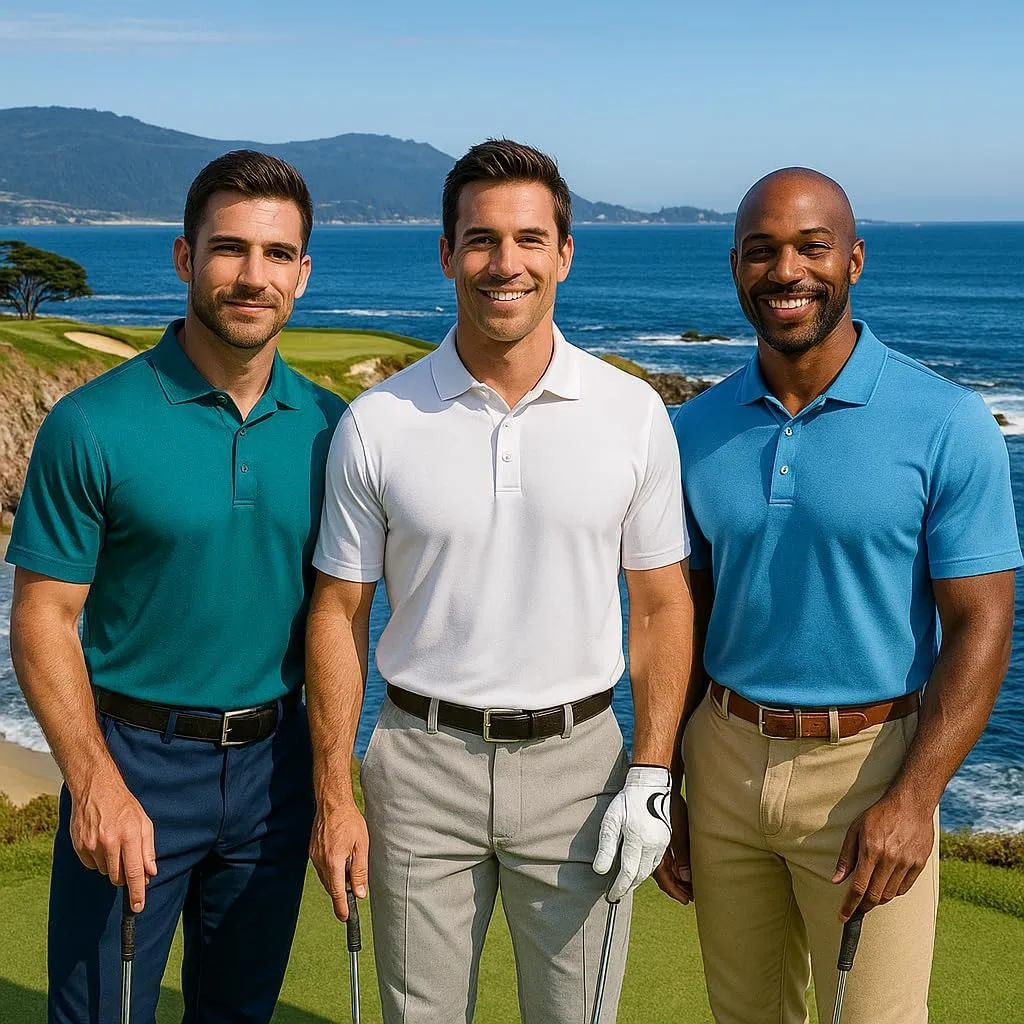 Golf Shirts for Men Regular and Big and Tall Size Golf Polos Dry Fit Mens Polo Shirts Short Sleeve