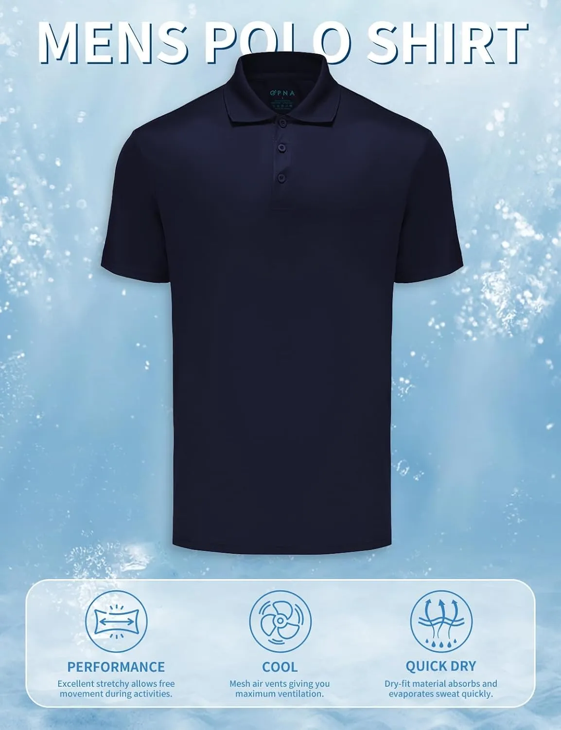 Golf Shirts for Men Regular and Big and Tall Size Golf Polos Dry Fit Mens Polo Shirts Short Sleeve