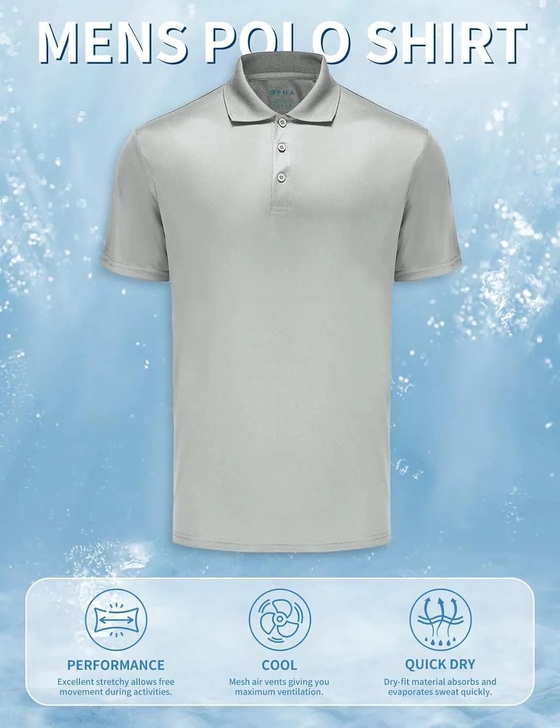 Golf Shirts for Men Regular and Big and Tall Size Golf Polos Dry Fit Mens Polo Shirts Short Sleeve