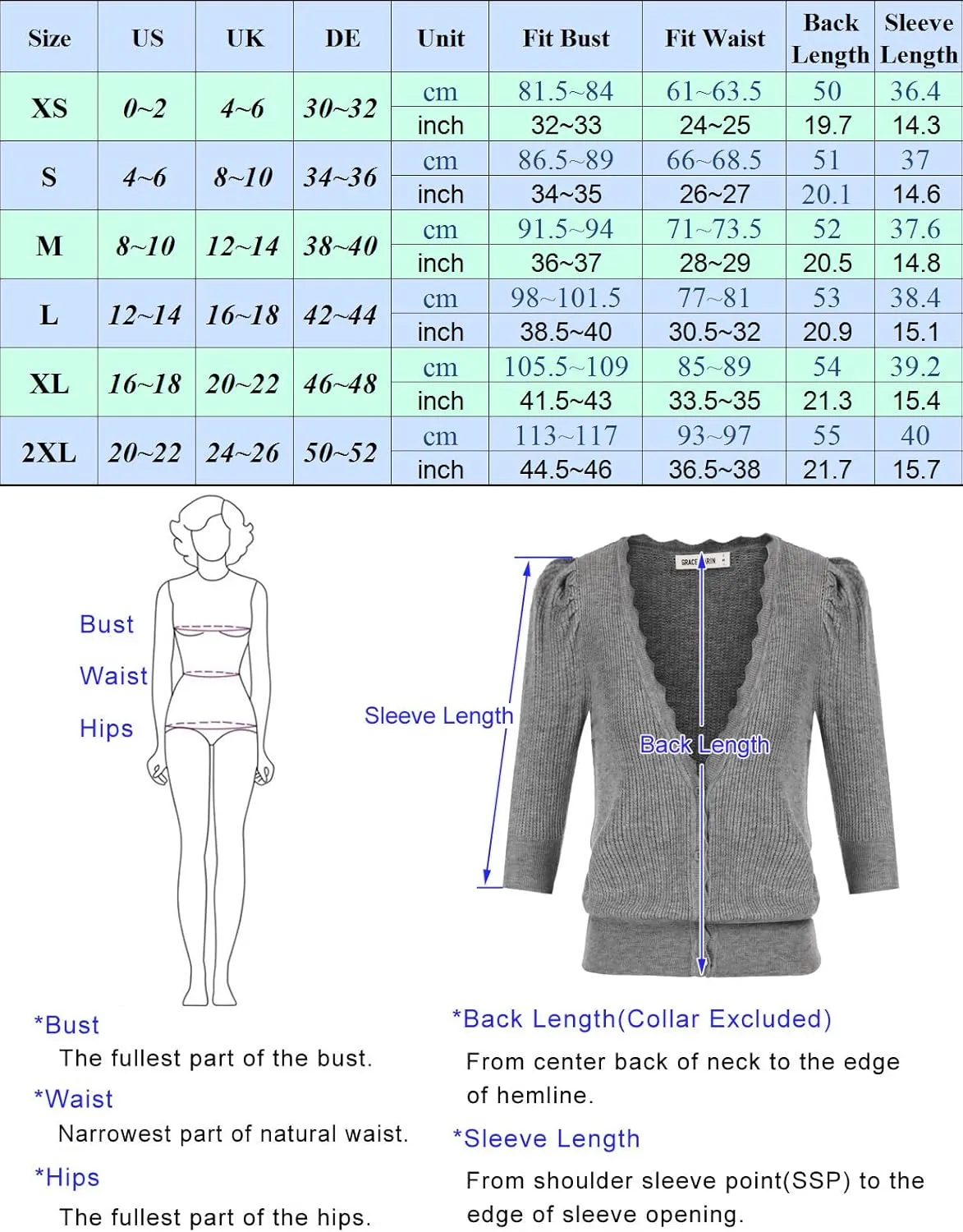 GRACE KARIN Womens Sweater Cropped Cardigan Knit Shrugs for Dresses Tops Button Down Lightweight Soft