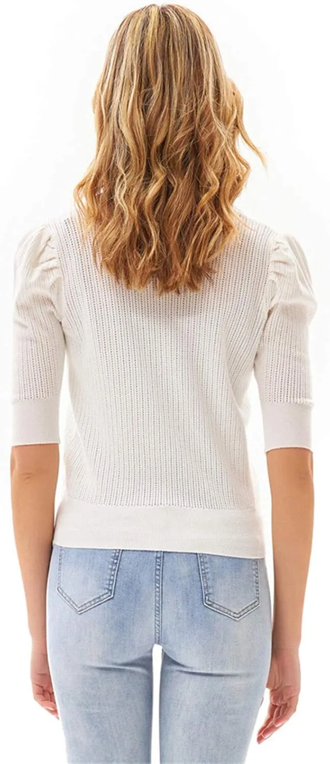 GRACE KARIN Womens Sweater Cropped Cardigan Knit Shrugs for Dresses Tops Button Down Lightweight Soft