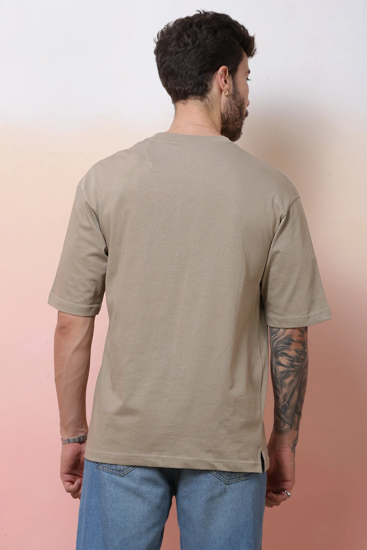 Halfsleeve Fone 200 GSM Pure Cotton Plain T-Shirt