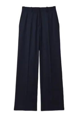 Harley Wool Blend Wide Leg Suit Trousers