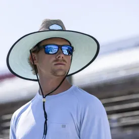 Huk Straw Hat in Aqua Stone