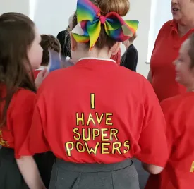 I HAVE SUPER POWERS Red T-shirt