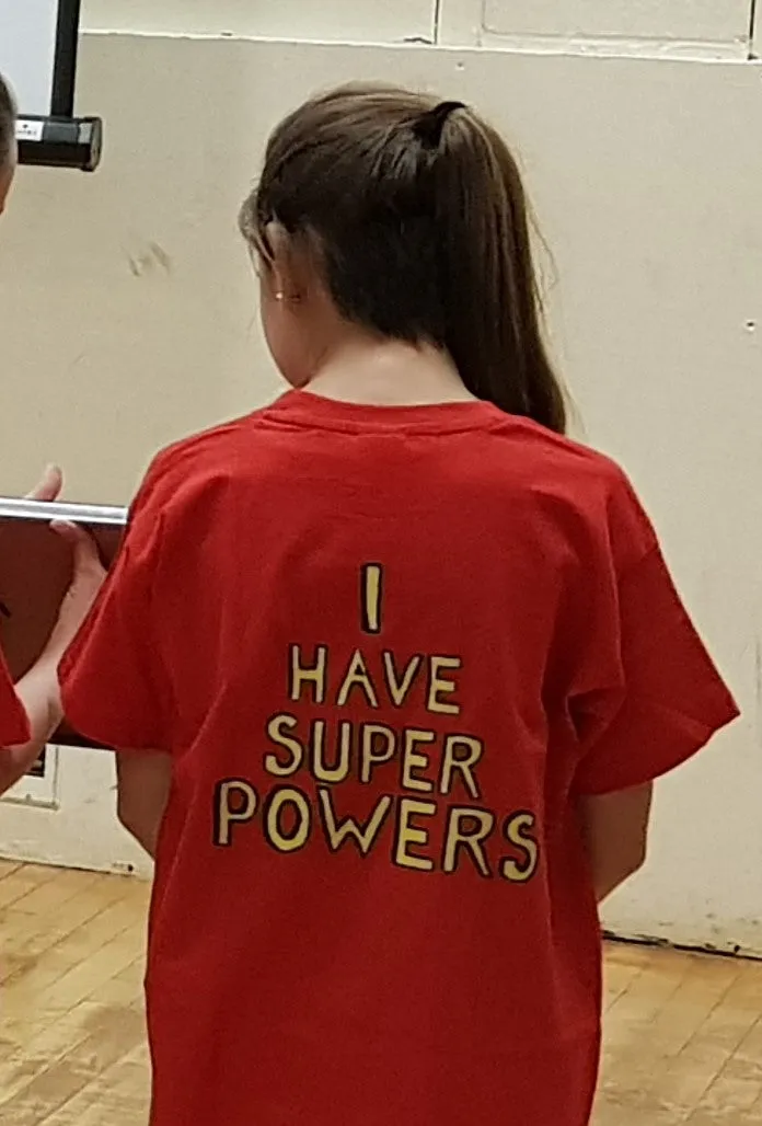 I HAVE SUPER POWERS Red T-shirt