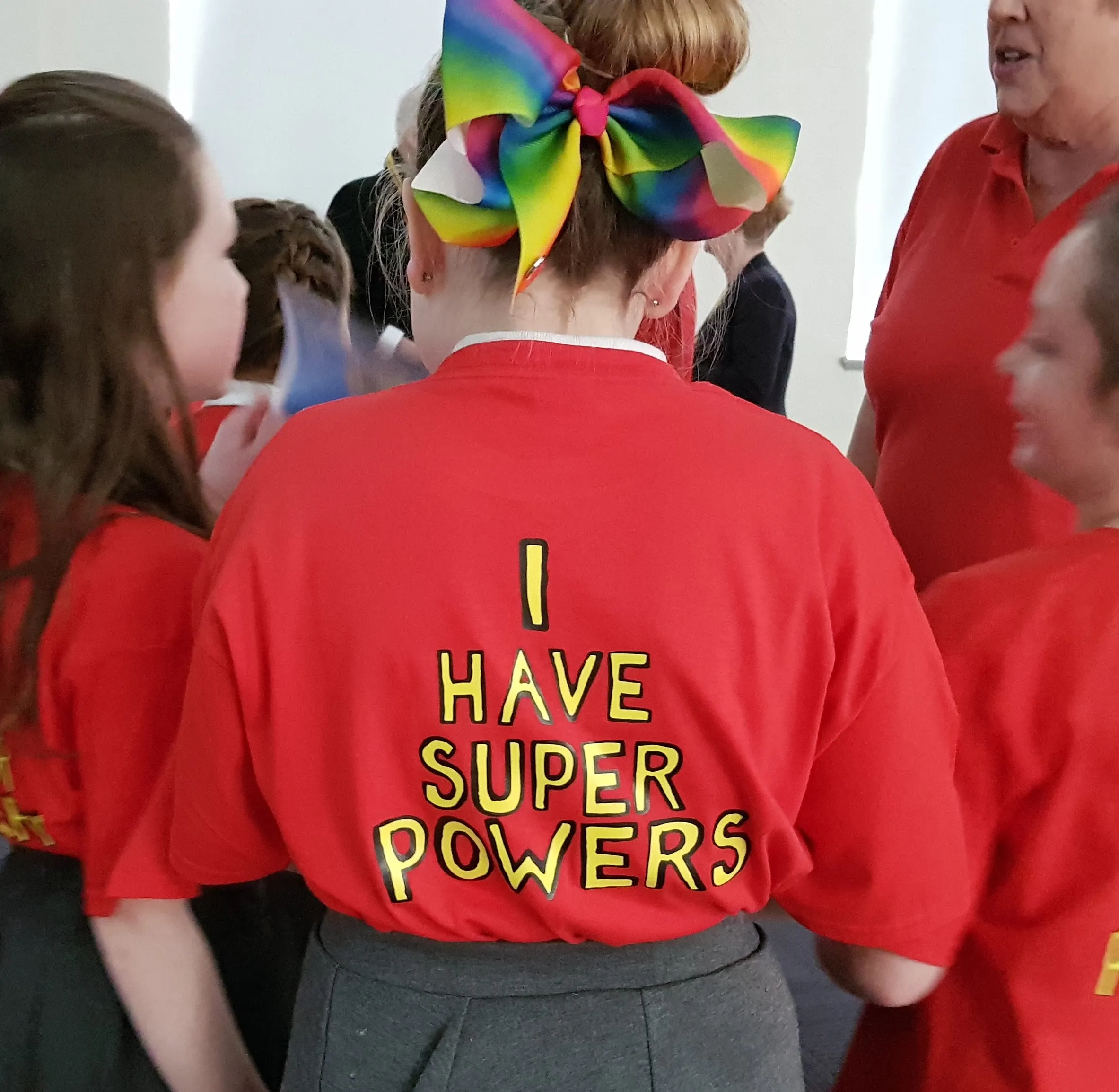 I HAVE SUPER POWERS Red T-shirt