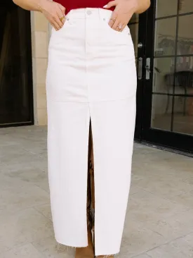 Jamie Denim Maxi Skirt
