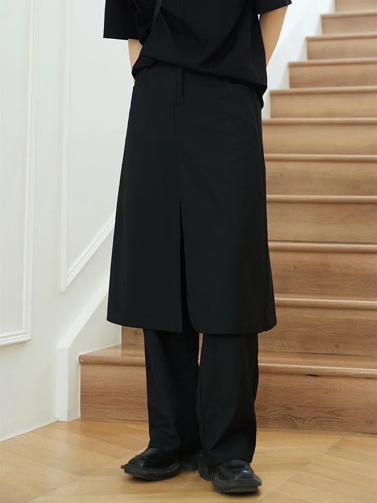 Jiwoo Skirted Wide Leg Trouser