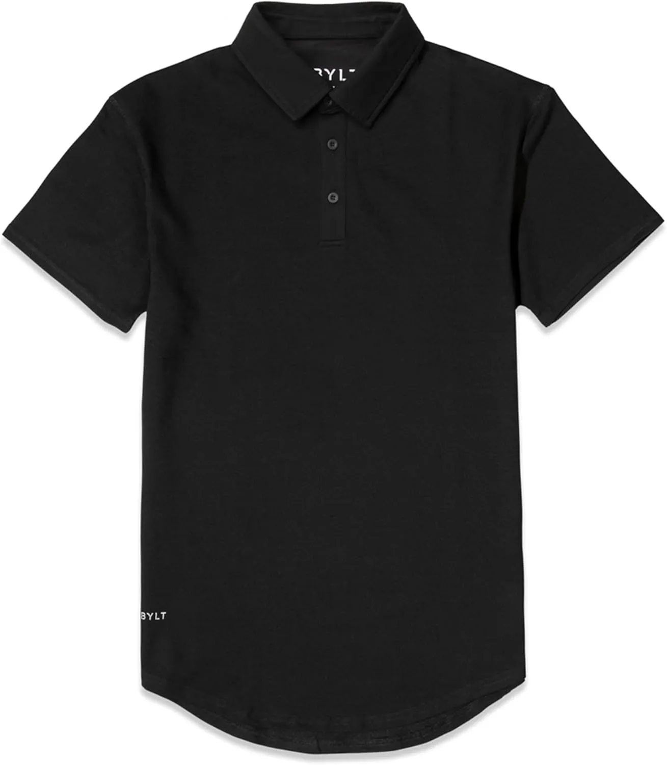 Men's Drop-Cut Polo  Collared Casual Shirt for Men  Soft Polyester, Cotton, and Spandex Blend  Wrinkle Resistant