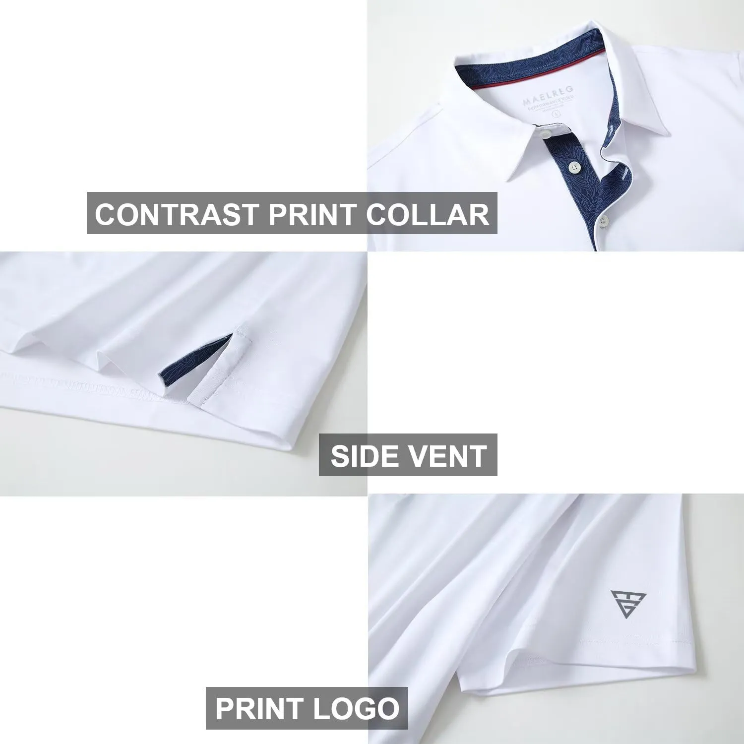 Mens Polo Shirts Short and Long Sleeve Casual Solid Stylish Dry Fit Performance Designed Collared Golf Polo Shirts for Men
