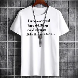 Men's Summer Cotton T-Shirt - Sporty Streetwear Tee
