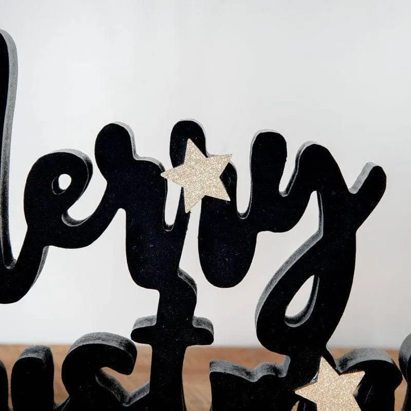 Merry Christmas Sign - 33cm