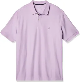 Nautica Men's Big and Tall Classic Fit Short Sleeve Solid Performance Deck Polo Shirt