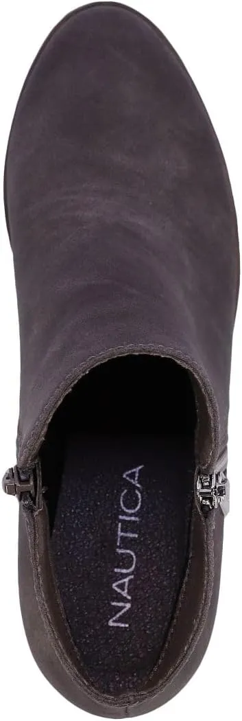 Nautica Women's Ankle Boot with Side Zipper - Stylish Dress Boot for Women | Featuring a Low Heel, Chic Design, and Versatile Sizing | The Perfect Ankle Bootie for Dressy and Casual Occasions - Alara