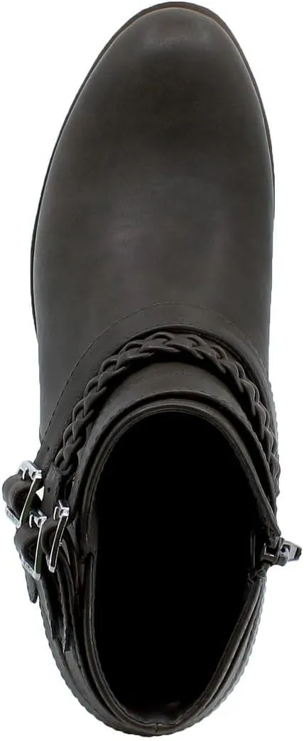 Nautica Women's Ankle Boot with Side Zipper - Stylish Dress Boot for Women | Featuring a Low Heel, Chic Design, and Versatile Sizing | The Perfect Ankle Bootie for Dressy and Casual Occasions - Alara