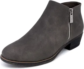 Nautica Women's Ankle Boot with Side Zipper - Stylish Dress Boot for Women | Featuring a Low Heel, Chic Design, and Versatile Sizing | The Perfect Ankle Bootie for Dressy and Casual Occasions - Alara