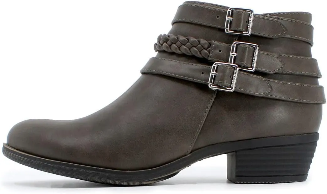 Nautica Women's Ankle Boot with Side Zipper - Stylish Dress Boot for Women | Featuring a Low Heel, Chic Design, and Versatile Sizing | The Perfect Ankle Bootie for Dressy and Casual Occasions - Alara