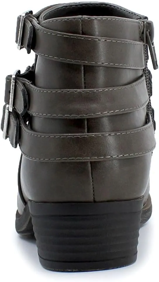 Nautica Women's Ankle Boot with Side Zipper - Stylish Dress Boot for Women | Featuring a Low Heel, Chic Design, and Versatile Sizing | The Perfect Ankle Bootie for Dressy and Casual Occasions - Alara