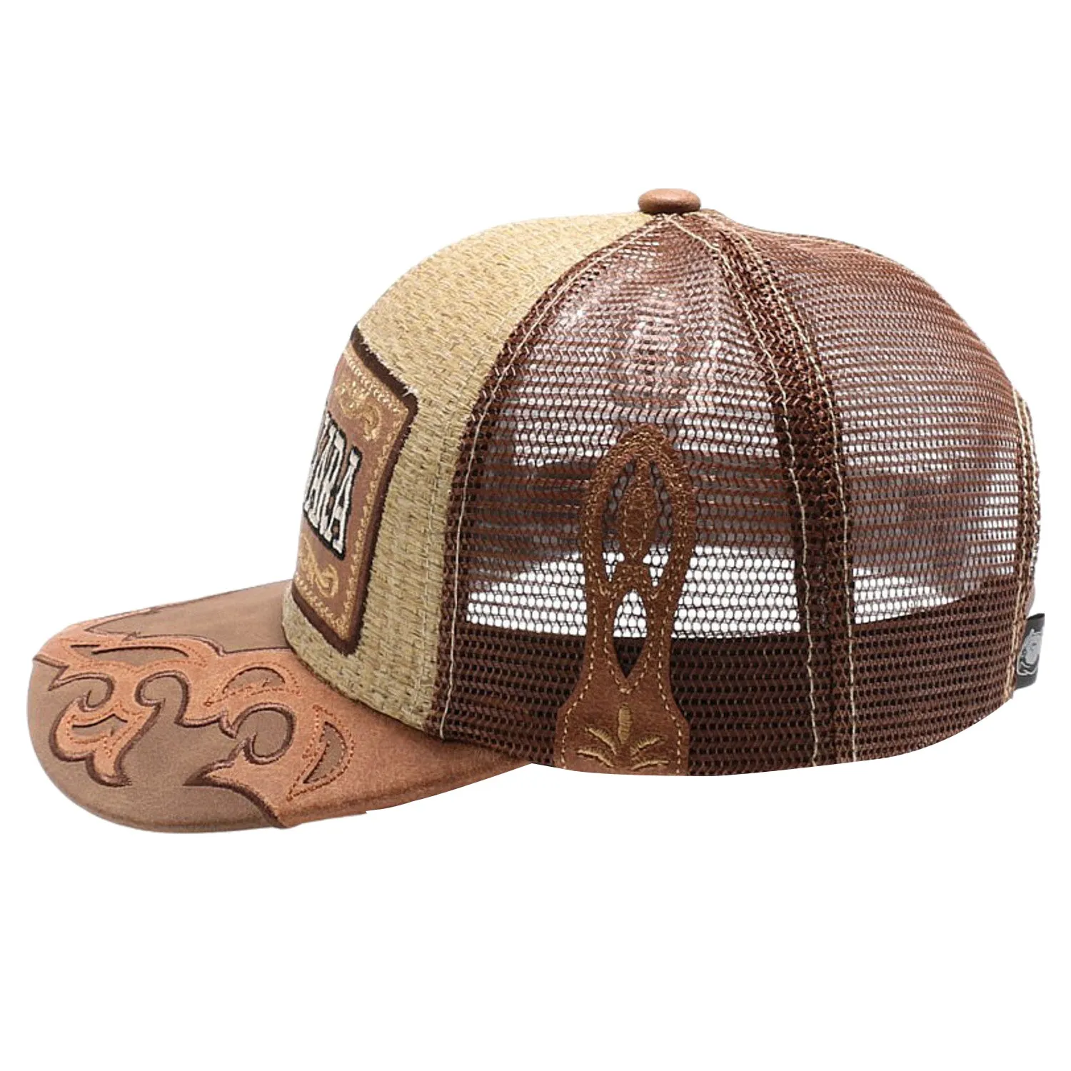 New Straw Guadalajara Hat (Khaki/Brown)